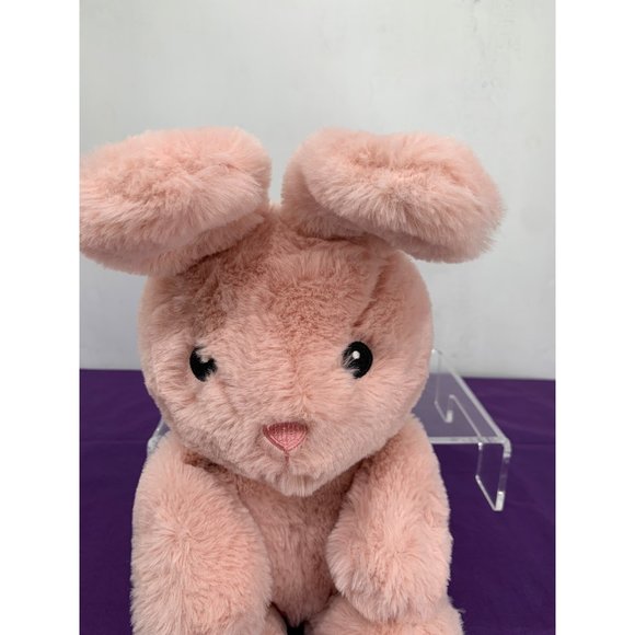 Spark your imagination Pink Rabbit BunnyJingle Rattle Embroidered Eyes and nose - Picture 3 of 10